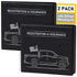 CANOPUS Car Registration and Insurance Holder, Car Document Holder, Vehicle Registration and Insurance Card Holder, Wallet for Auto, Trailer, Motorcycle, Truck, Vehicle Paperwork Organizer (2 Pack)